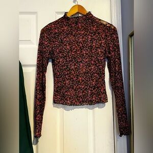 Semi-transparent blouse